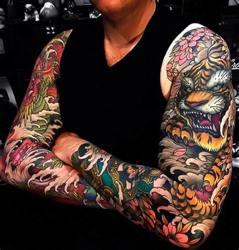 Pin By Otzi On Neo Japanese Tattoo Tiger Tattoo Sleeve Japanese