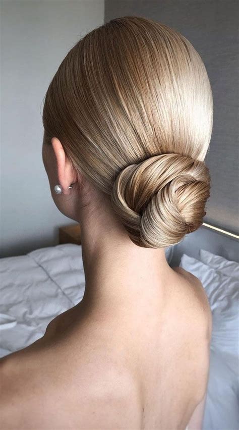 Best Updo Hairstyles For Trendy Looks In Sleek Low Bun