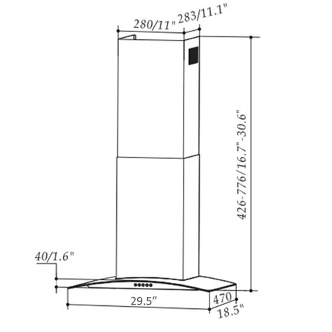 Akdy 30 Inches 217 Cubic Feet Per Minute Cfm Convertible Wall Mount