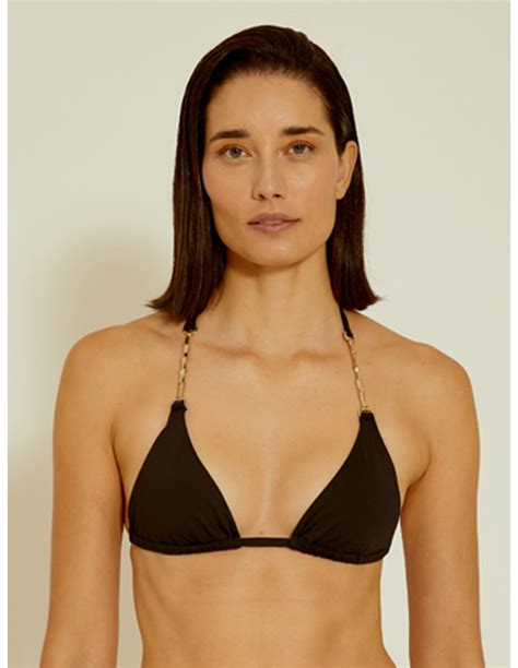 Bikini Tops Top Embellished Bikini Black Marke Lenny Niemeyer