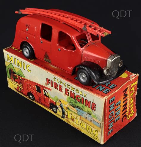 Tri Ang Minic Models 62m Fire Engine Qdt