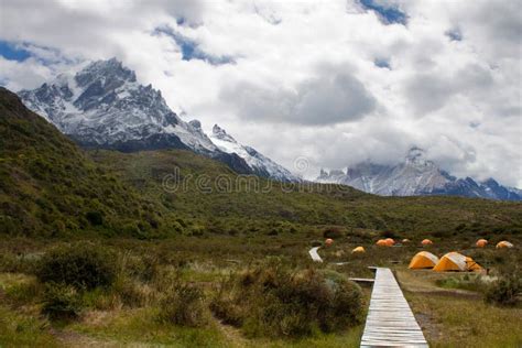 Camping In Torres Del Paine Stock Image - Image of camping, outdoors ...