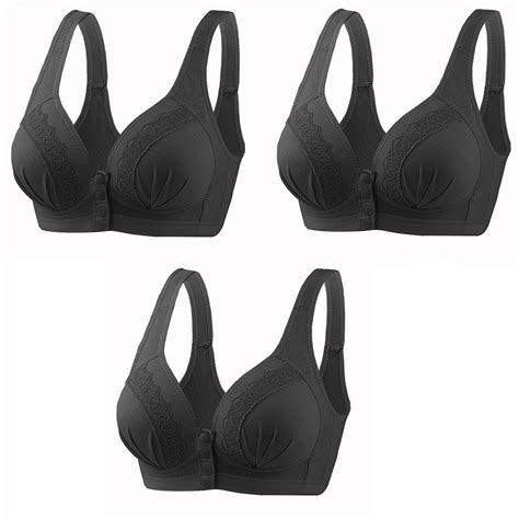 Shldybc Black 3pack Nursing Bra Wireless Bra Womens Sleeping Maternity