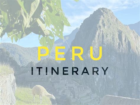 Peru 2-week itinerary: short trip highlights - Life of a Passion ...