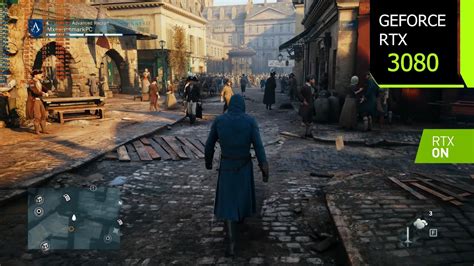 Assassins Creed Unity Ray Tracing Ssrtgi Rtx 3080 4k Ultra