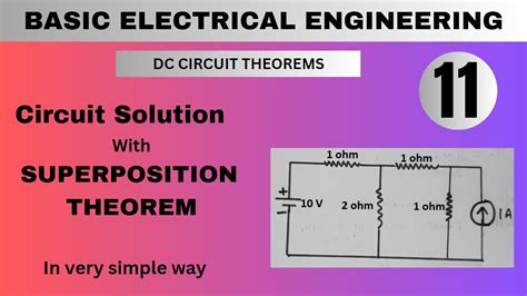 Calculate The Current Through 2 Ohm Resistor Using Superposition