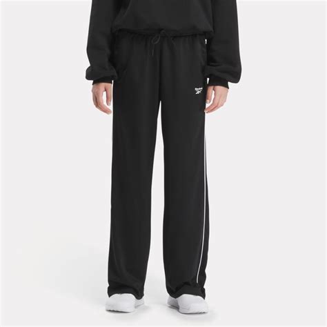 Reebok Apparel Women Reebok Identity Back Vector Tricot Track Pants Bl