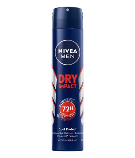 Déodorant spray anti transpirant DRY IMPACT 72H NIVEA MEN