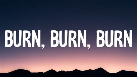 Zach Bryan Burn Burn Burn Lyrics Youtube