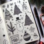 Id Es De Pages Pour Le Bullet Journal Hiver D Cembre Et No L