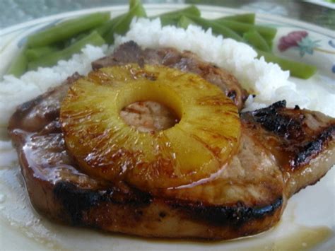 Grilled Pineapple Pork Chops Recipe Genius Kitchen