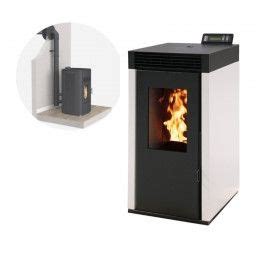 Fematshop fr Poêle à granulés noir étanche Victoria 8 kW Interstoves