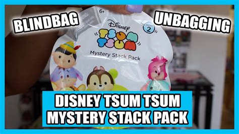 Blindbag Unbagging Disney Tsum Tsum Mystery Stack Pack Series 2 Youtube