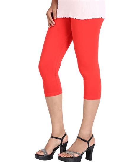 Greenwich Multi Color Cotton Womens Capri Leggings Price In India Buy