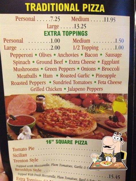 Menu At Joeys Pizza Restaurant Downingtown 401 W Uwchlan Ave