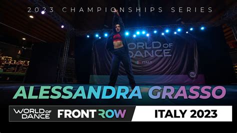 Alessandra Grasso Frontrow Upper Division World Of Dance Italy