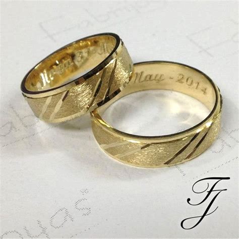 Diseños para tus Argollas de matrimonio Las Rayas son un diseño