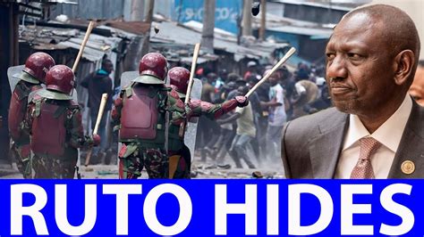 Ruto Runs Into Hiding As Protesters Capture Nairobi Youtube