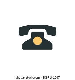 Old Phone Icon Black White Vector Stock Vector (Royalty Free) 2265680781 | Shutterstock