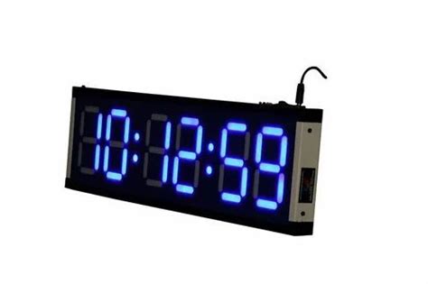 Blue Skylink Inch Jumbo Large Digital Gps Wall Clock At Rs In