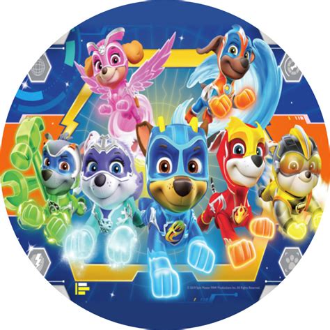 Obr Zek Na Dort Paw Patrol Tlapkov Patrola Velikost Cm Ks A