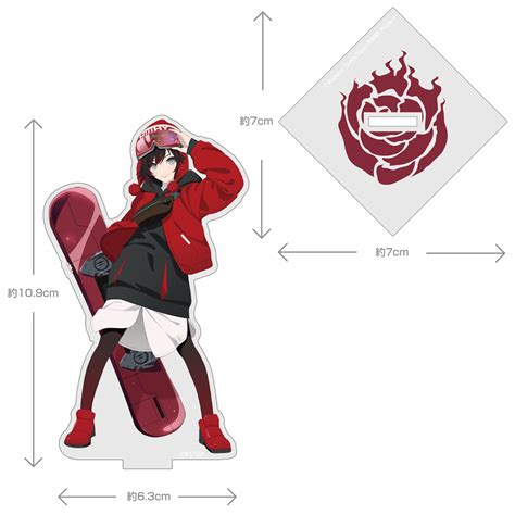 Rwby 氷雪帝国 ルビー・ローズ・ルシードドリーム アクリルスタンド Rwby 氷雪帝国 キャラクターグッズ＆アパレル製作販売のコ