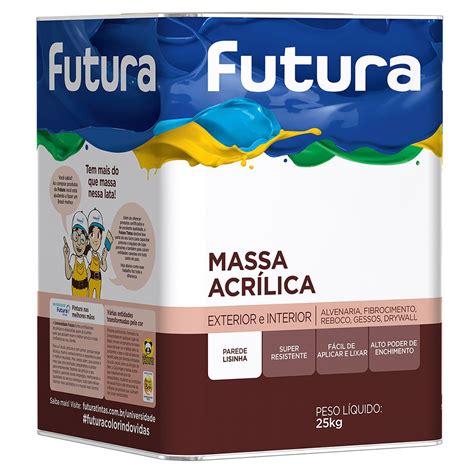 Massa Acrilica 25kg Futura