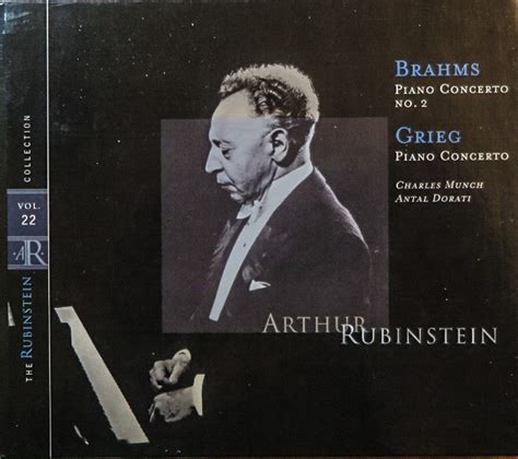 Brahms Grieg Arthur Rubinstein Piano Concerto No 2 Piano