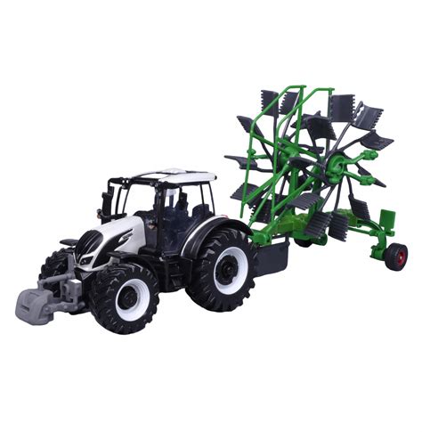 Valtra N Traktor Zgrabiarka Bburago Allegro Pl