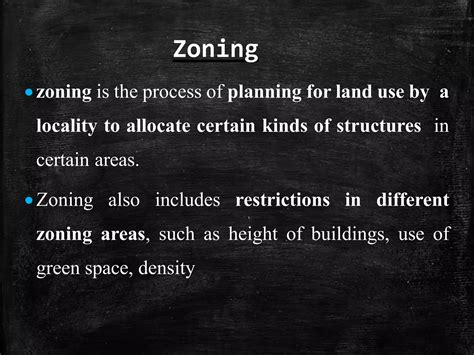 Zoning | PPTX