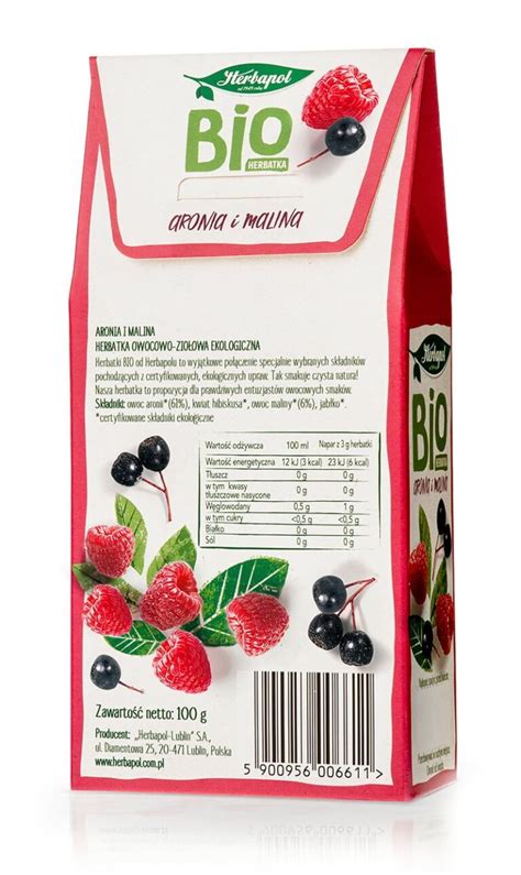 Bio Herbatka Aronia I Malina Herbapol Lublin Oficjalny Sklep On Line