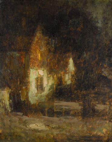 Maison Au Clair De Lune Gerberoy By Henri Le Sidaner On Artnet