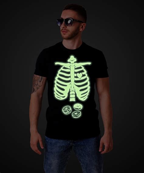 Glow In The Dark Shirt Glow In The Dark Clothing Halloween Etsy