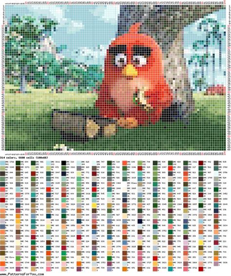 Ponciar Blogspot It 2016 07 Angry Birds Punto Croce Html ANGRY