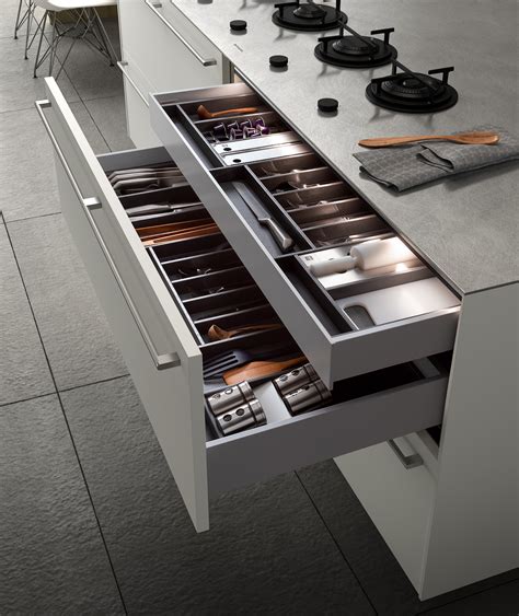 Interior Fittings Of Drawers And Deep Drawers Mesons Cucine