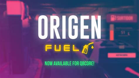 PAID Origen Fuel Version QBCore VAG Premium FiveM Scripts