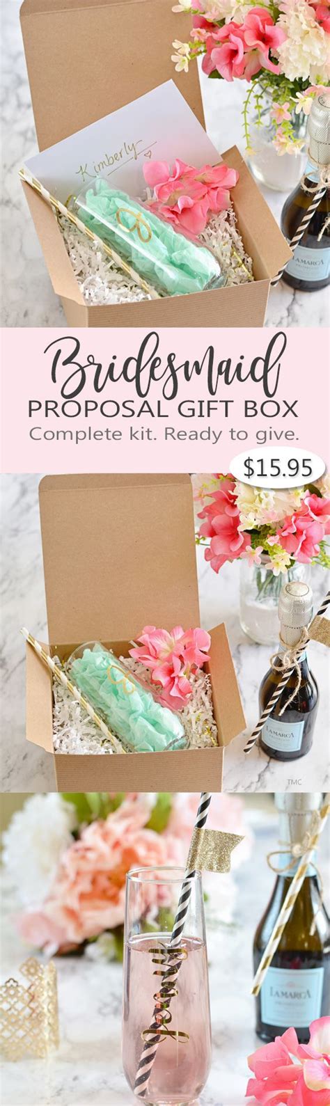 Cute Bridesmaid Proposal Idea Complete Personalized Bridesmaid