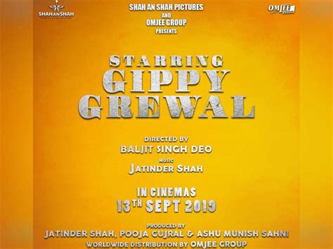 Gippy Grewal announces the release date of his another 2019 movie