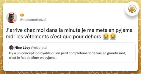 Top Des Meilleurs Tweets Sur Le Pyjama Twog