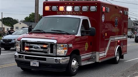 Brookhaven Fire Company BRAND NEW Ambulance 52A Responding 6 22 23