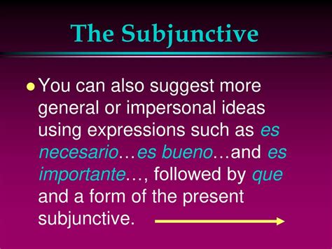 The Present Subjunctive Ppt Descargar