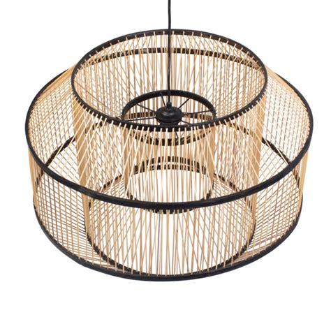 Luminaire sophistiqué et chic en rotin naturel pour le salon HYDILE