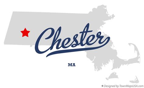 Map of Chester, MA, Massachusetts