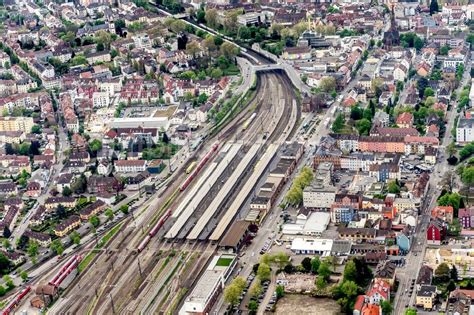 Luftbild Offenburg Hauptbahnhof Der Deutschen Bahn In Offenburg Im