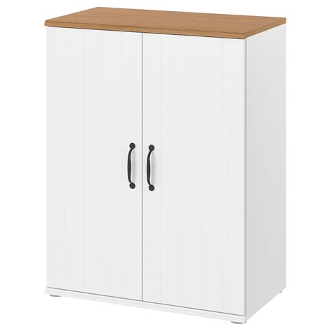 Skruvby Cabinet With Doors White 70x90 Cm Ikea