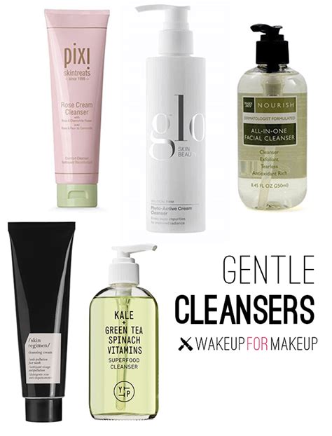 Best Gentle Facial Cleansers Wake Up For Makeup