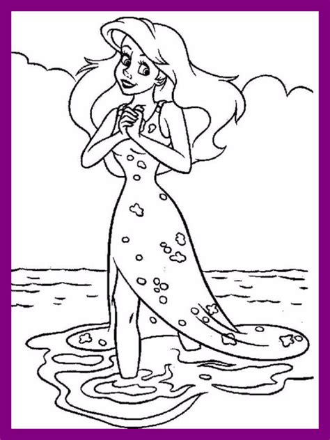 Elsa Mermaid Coloring Pages At Free Printable