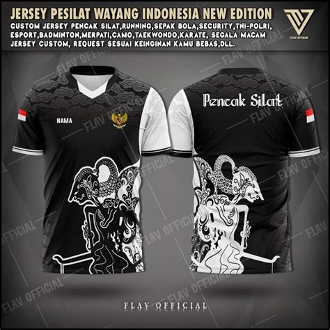 Jual Kaos Jersey Pencak Silat Wayang Ipsi Semua Perguruan Organisasi