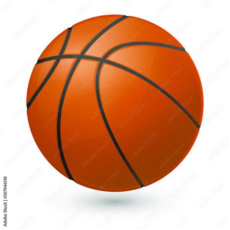 Basketball Sport Ball Emoji Icon Object Symbol Gradient Vector Art Design Cartoon Isolated ...