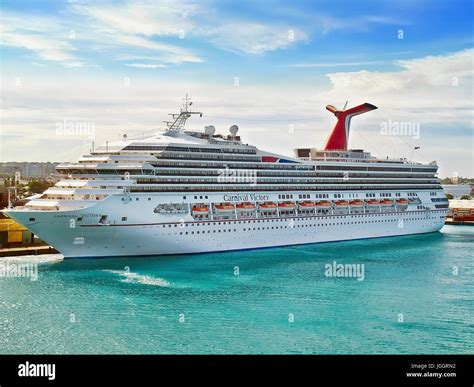 Cruise Ship In Port Stock Photo Alamy